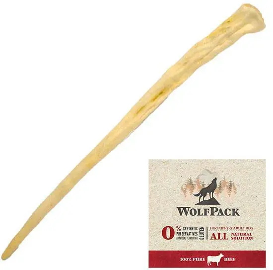 WOLFPACK Recompensa pentru caini, Coada de Vita, 50-75cm, 1 bucata 140g