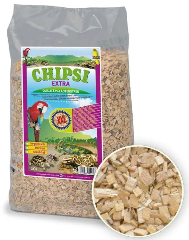 CHIPSI Extra XXL Asternut granulat pentru pasari si reptile 10L/3,2kg