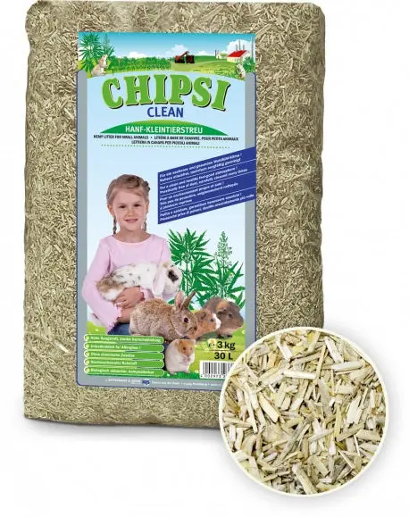 CHIPSI Clean Asternut pentru rozatoare, pasari si reptile 30L/3kg