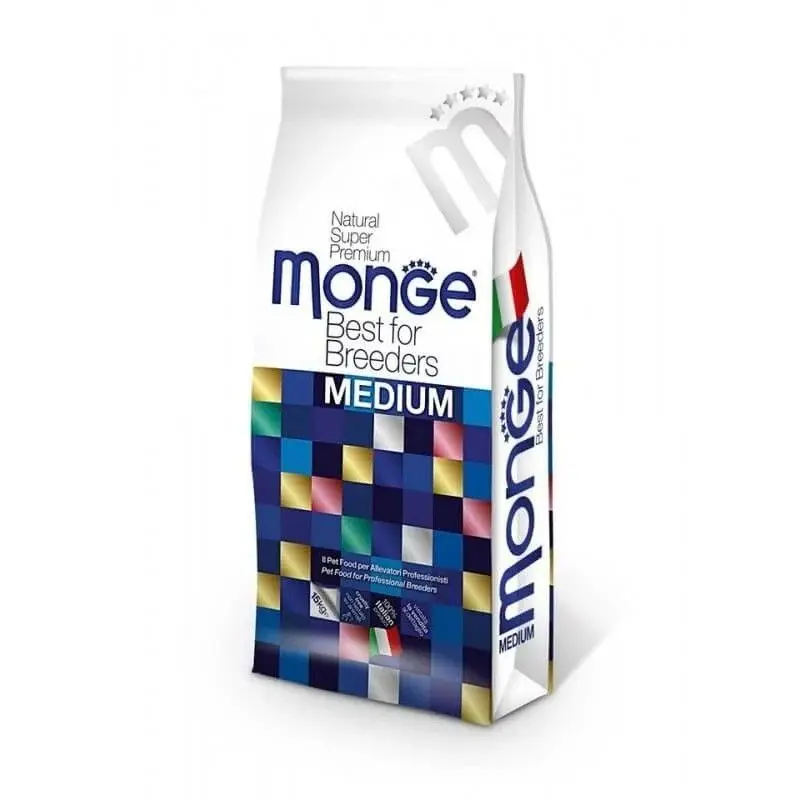 Hrana uscata caini, Monge Breeder Natural Superpremium Starter Mediu, Pui, 15 kg