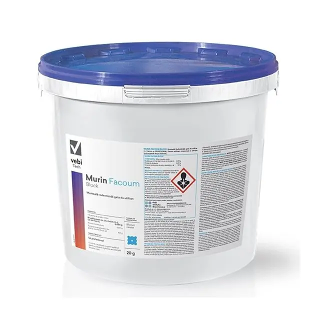 Raticid Murin Facoum Block, Vebi, 10 kg