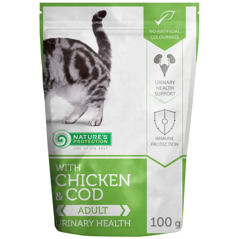 Nature's Protection Cat Urinary Health Chicken & Cod, 100 g