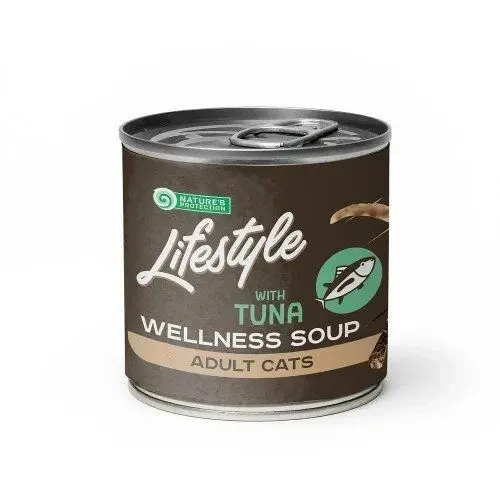 Nature's Protection Lifestyle Sensitive Digestion Cat Soup Tuna, 140 ml