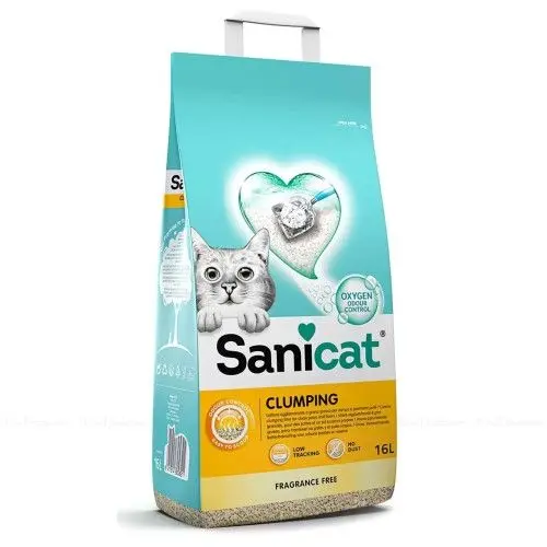 Nisip pentru litiera, Sanicat Clumping Marseille, 16 L