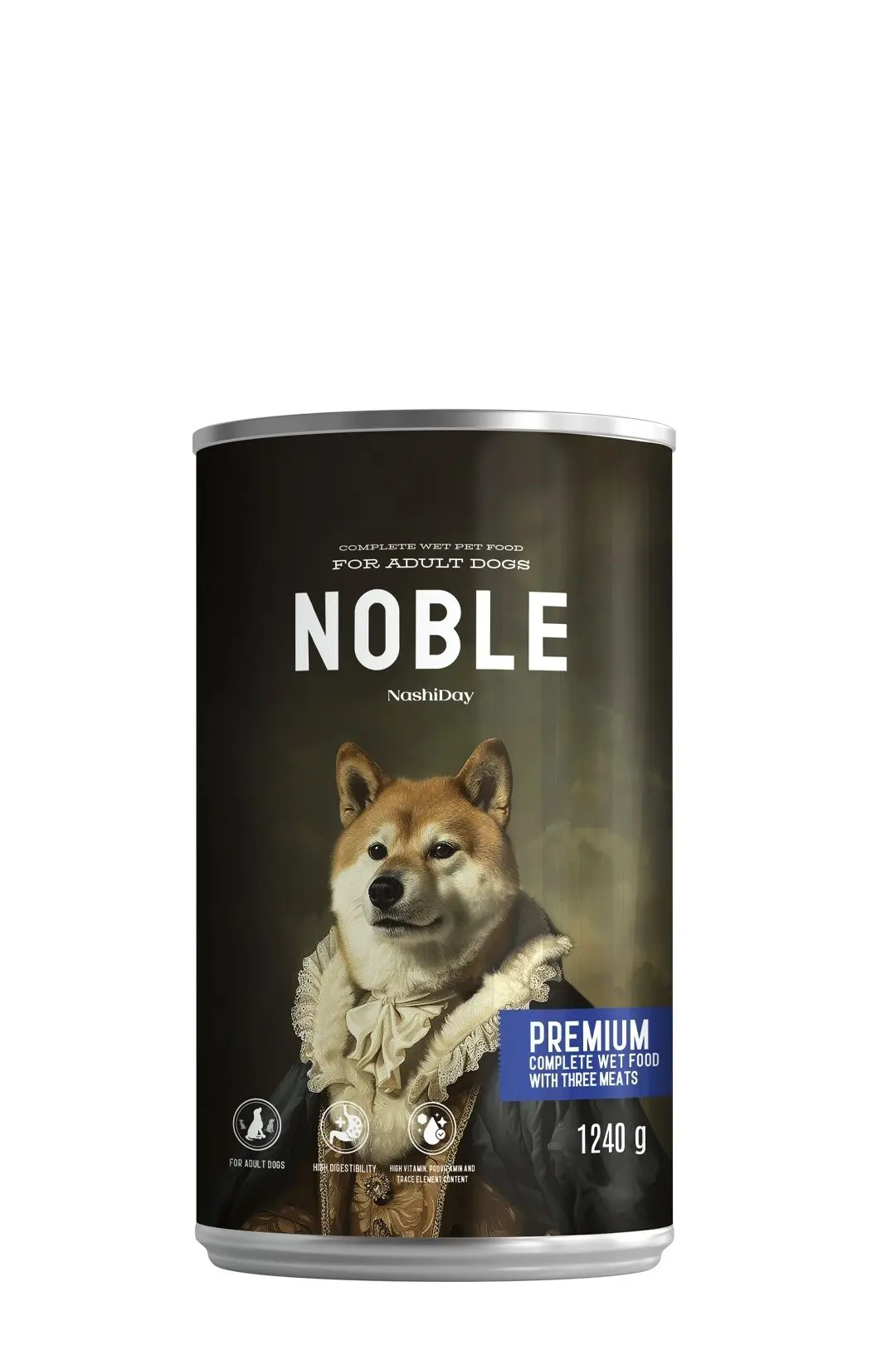 Hrana Umeda Caini, NashiDay Noble, Pui, Vita si Porc, 1240 g