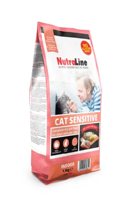 Hrana uscata pisici, Nutraline Sensitive, 1.5 kg