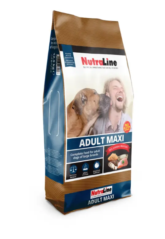 Hrana uscata caini, Nutraline Adult Maxi, 3 kg