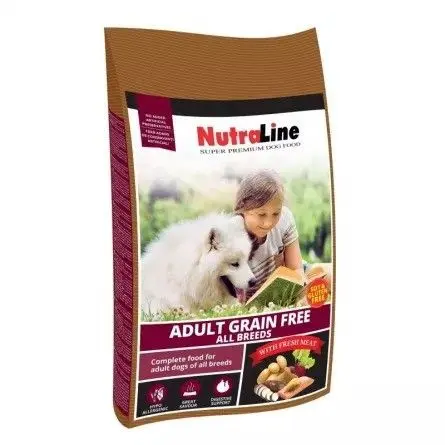 Hrana uscata caini, Nutraline Adult Grain Free, 12.5 kg