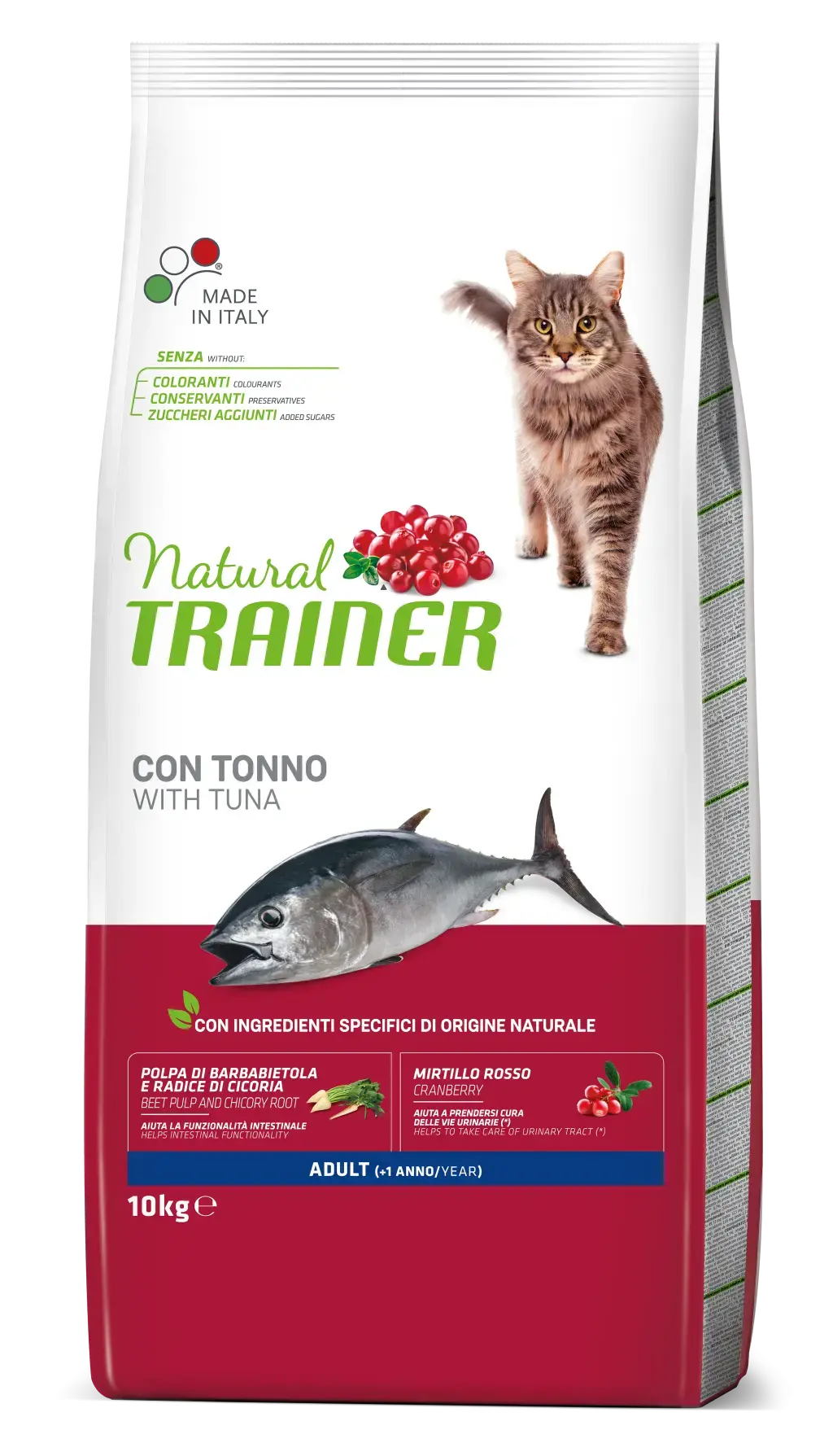 Hrana Uscata Pisici, Natural Trainer, Ton, 10 kg