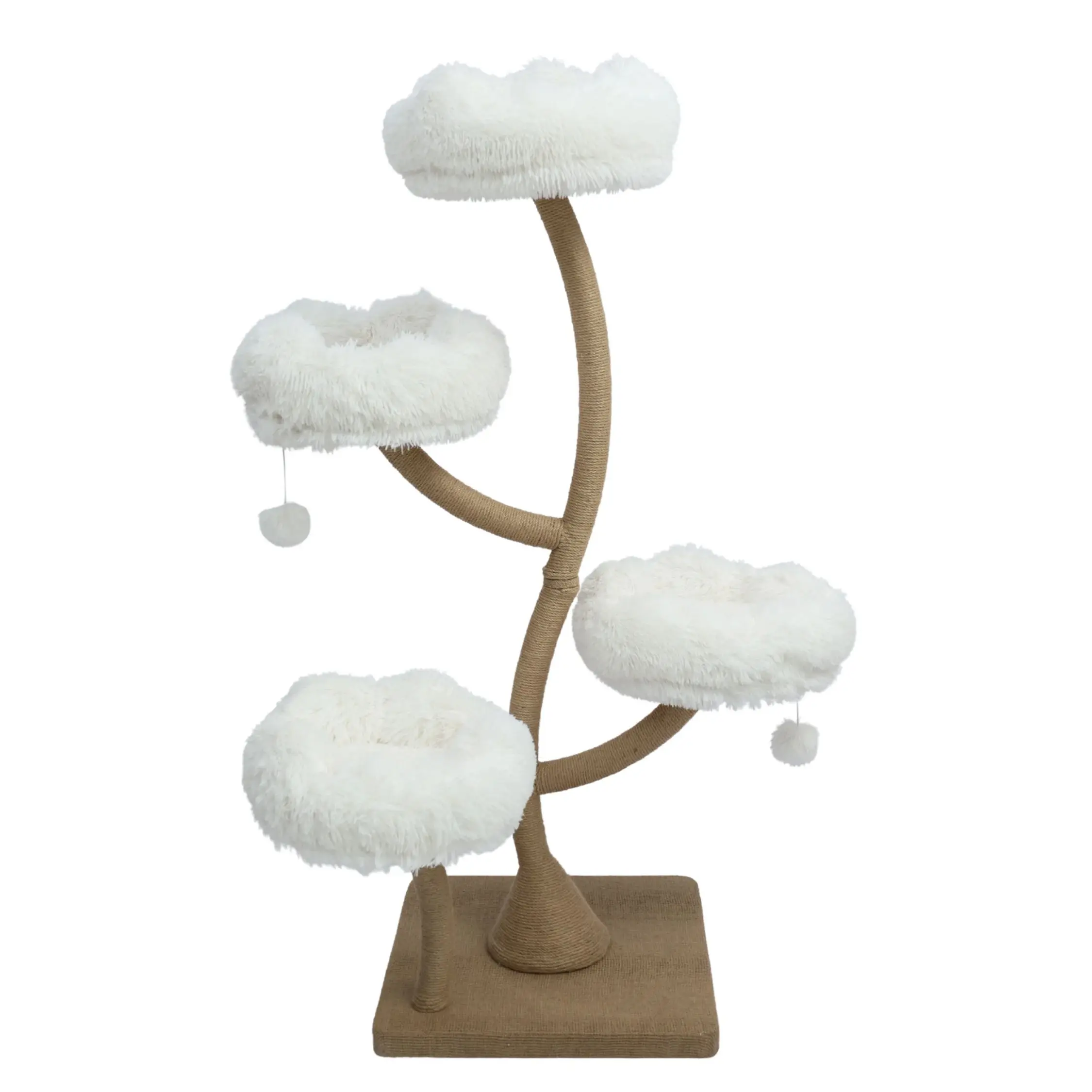 Ansamblu de joaca pisici, Meraki Home, Daisy Canopy, 74x31x61 cm