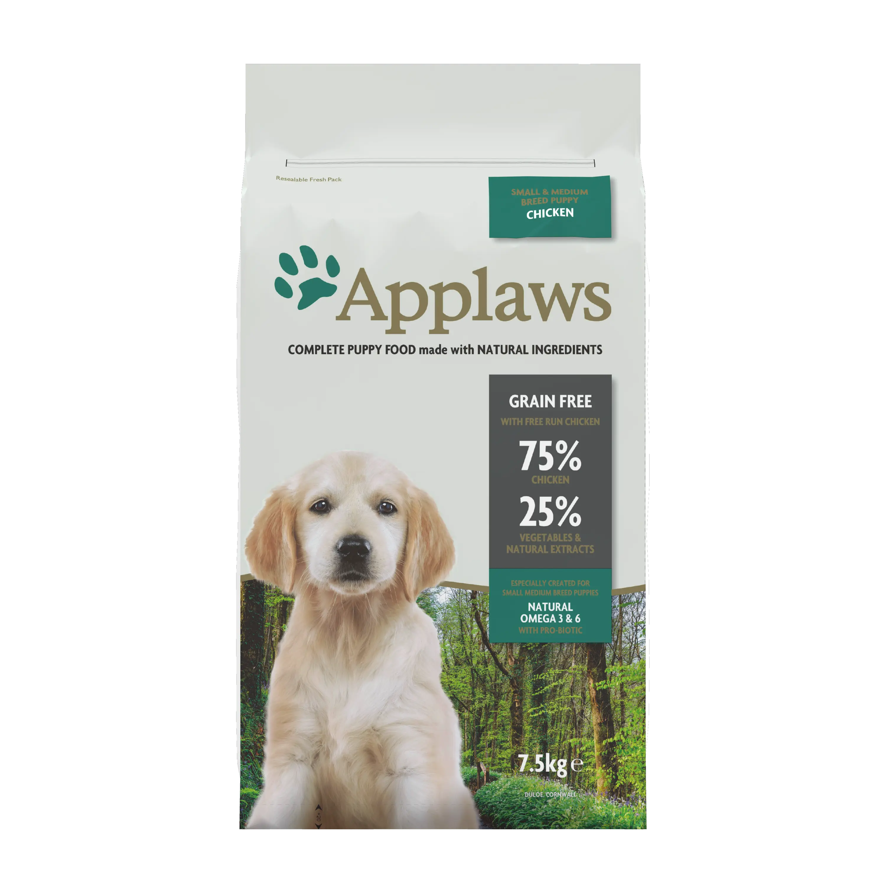 Applaws Dog Junior Mini & Mediu Cu Pui, 7.5 kg