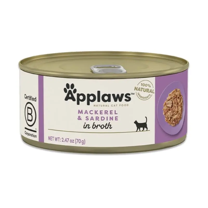 Applaws Mackerel with Sardines, conserva, 70 g