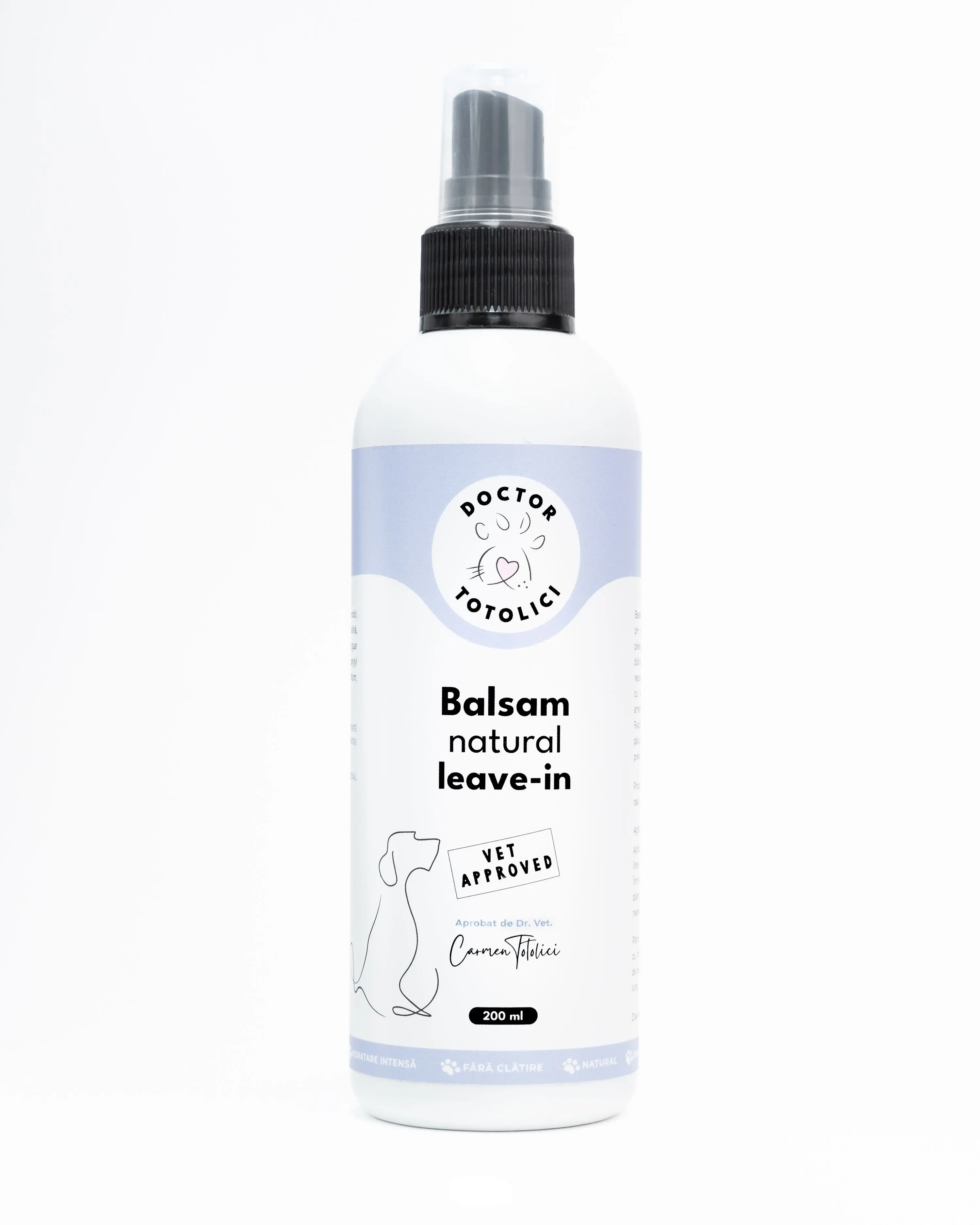 Balsam natural leave-in Doctor Totolici, 200 ml