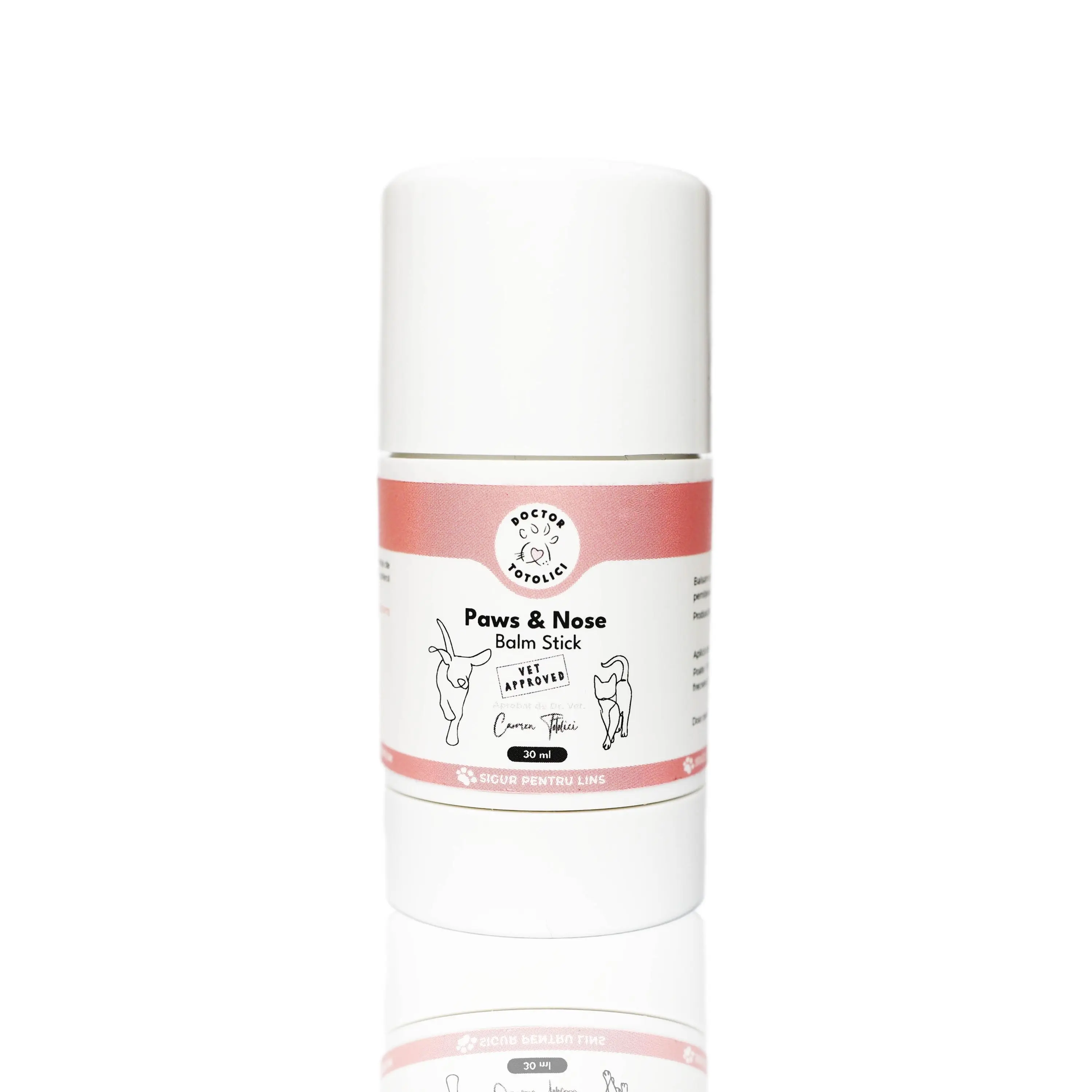 Balsam solid/ stick labute si nas Doctor Totolici, 30 ml