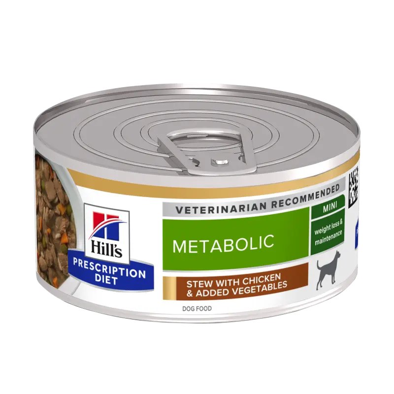 Hill's Prescription Diet Canine Metabolic Chicken & Vegetables Stew, 156 g