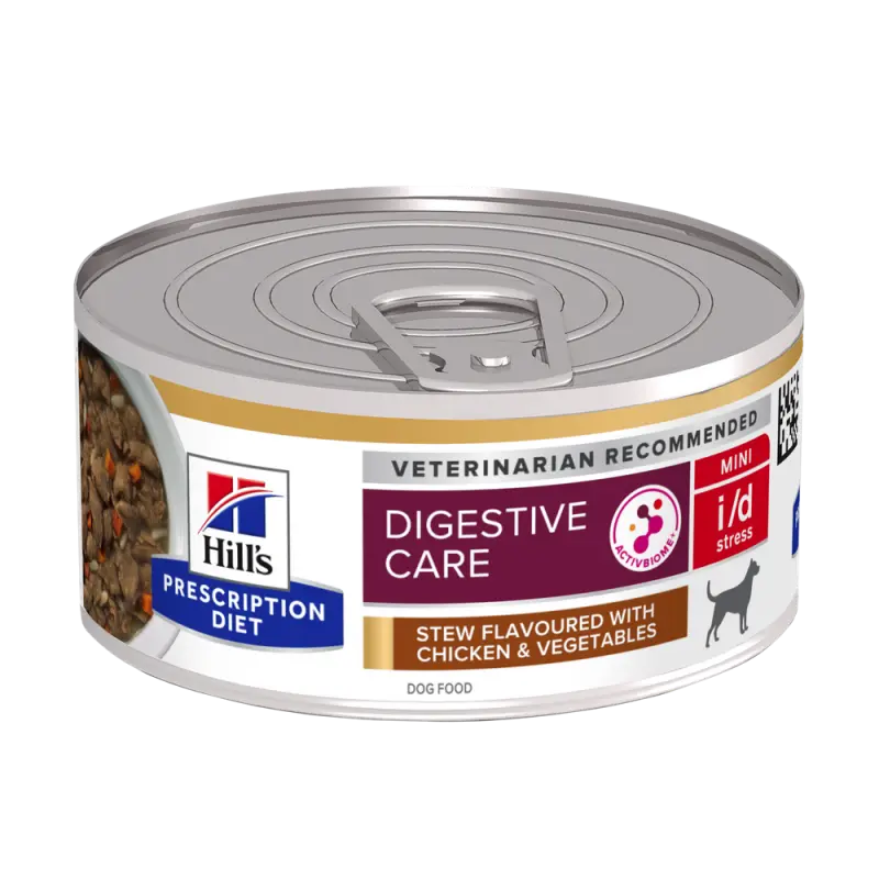 Hill's Prescription Diet Canine I/D Stress Mini Chicken and Vegetable Stew, 156 g