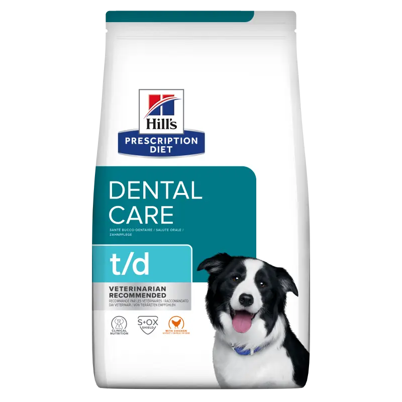 Hill's Prescription Diet Canine t/d Dental Care, 4 kg