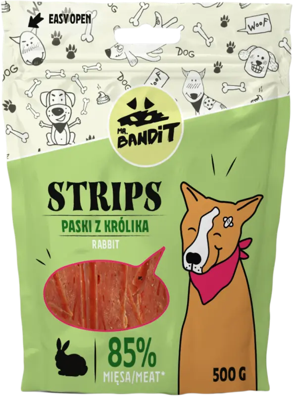 Mr. Bandit Strips, Iepure, 500 g