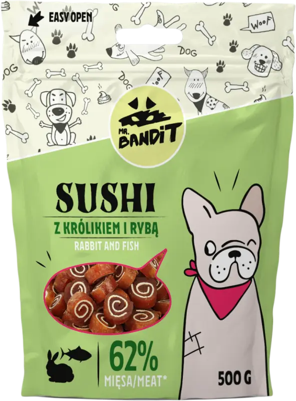Mr. Bandit Sushi, Iepure Si Peste, 500 g
