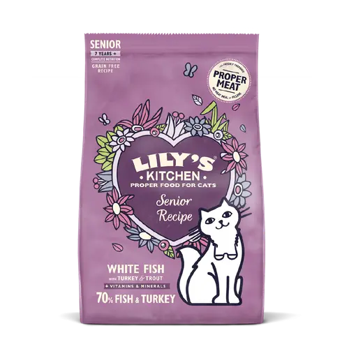 Lily's Kitchen Fish & Turkey Senior Dry Food, 800 g