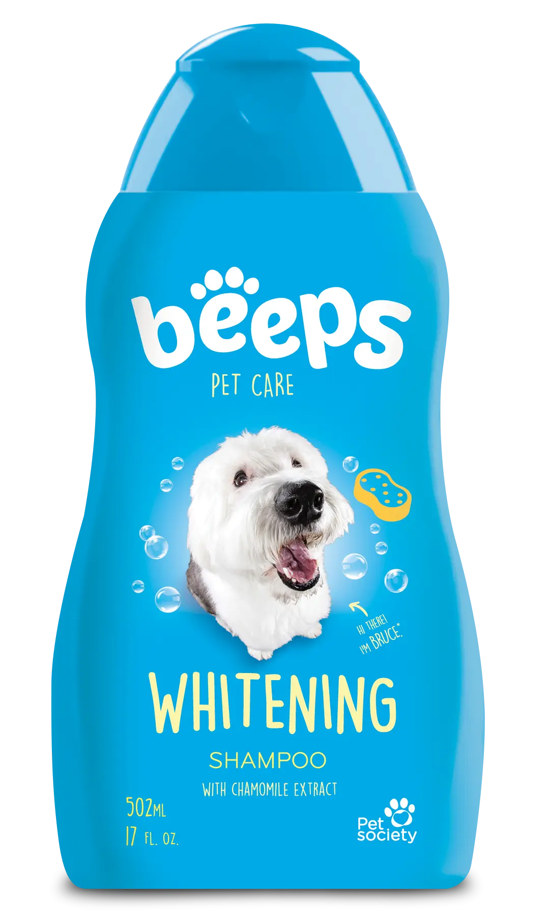 Sampon blana alba, beeps, 502 ml