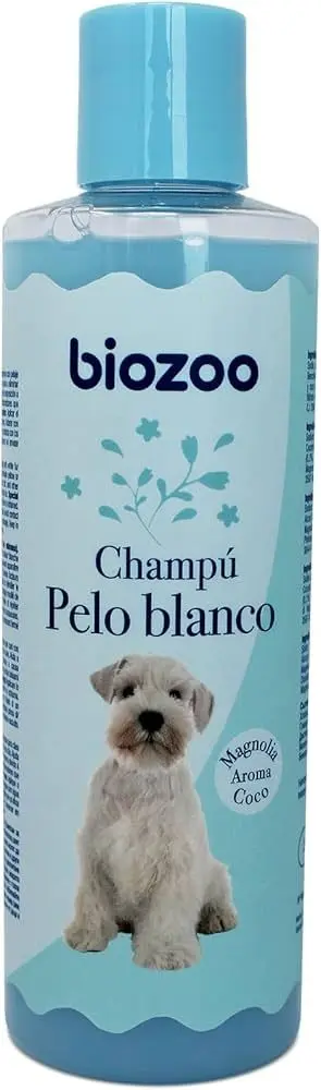 Biozoo Sampon Caini cu Blana Alba, 250 ml