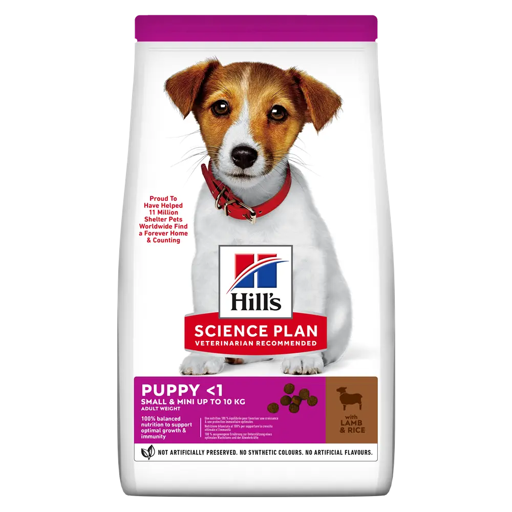 Hill's Science Plan Canine Puppy Small and Mini Lamb and Rice, 300 g