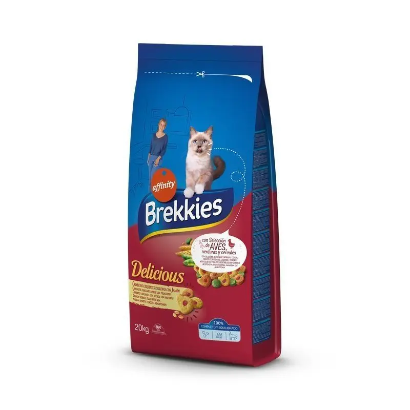 Brekkies Excel Cat Delice Pui si Curcan, 20 kg