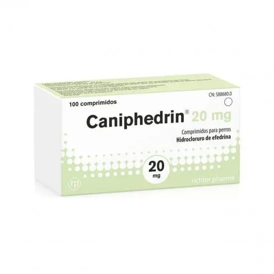 Caniphedrin 20 mg/ 100 comprimate