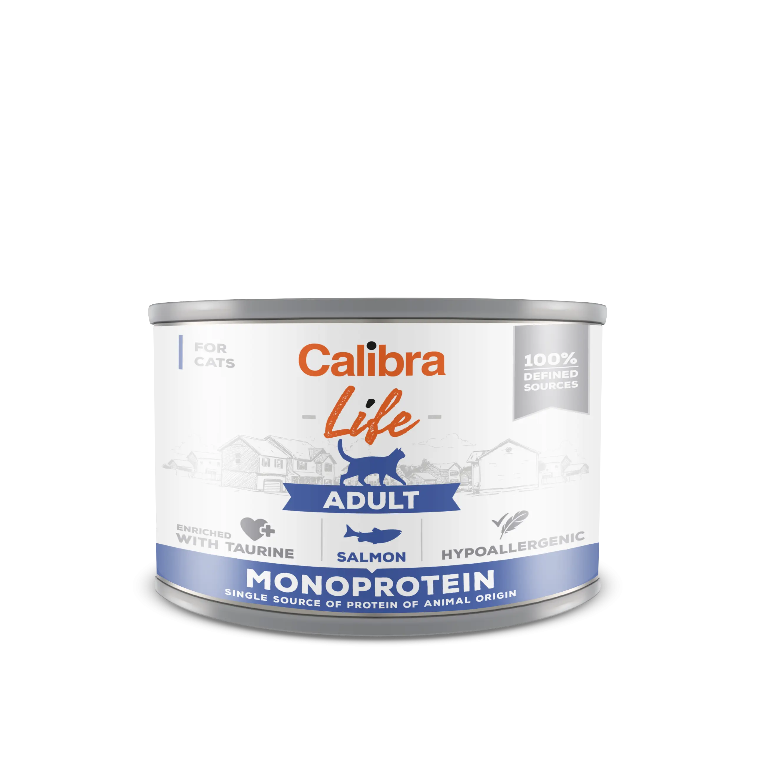 Calibra Cat Life Adult Salmon 200 g, conserva