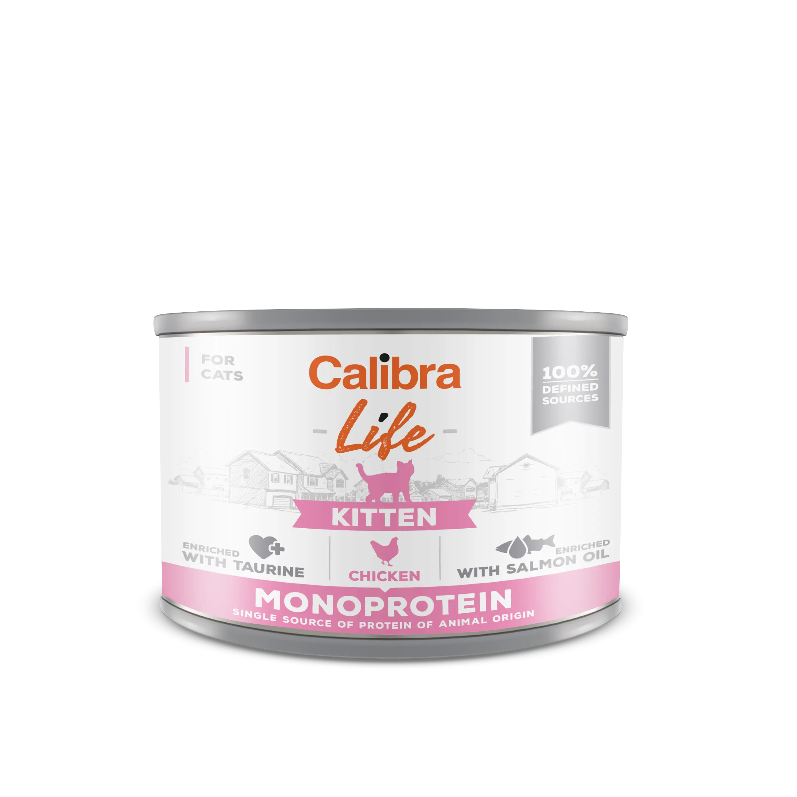 Calibra Cat Life Kitten Chicken 200 g, conserva