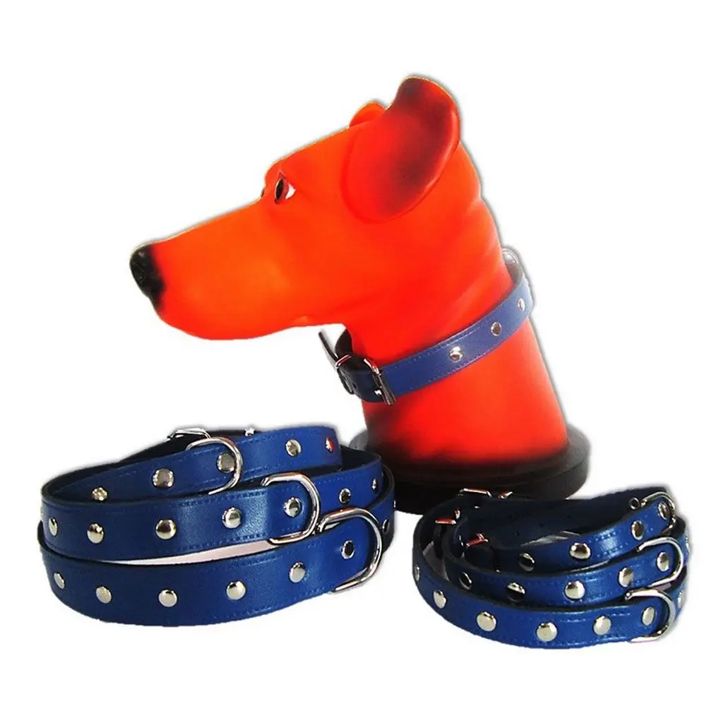 Zgarda Pet Expert Capse 1,0x27cm Albastru Nr.0