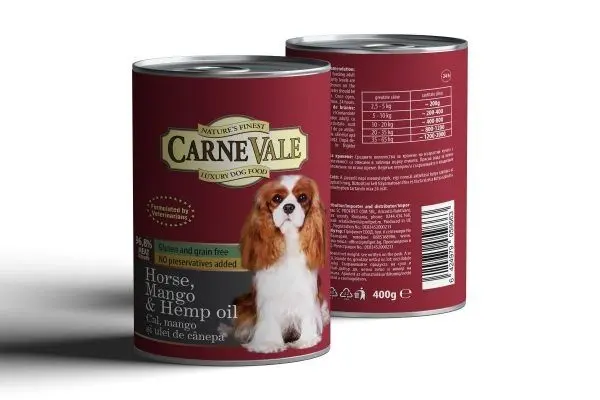 Hrana umeda caini, Carnevale Cal, Mango & Ulei de Canepa, 400 g