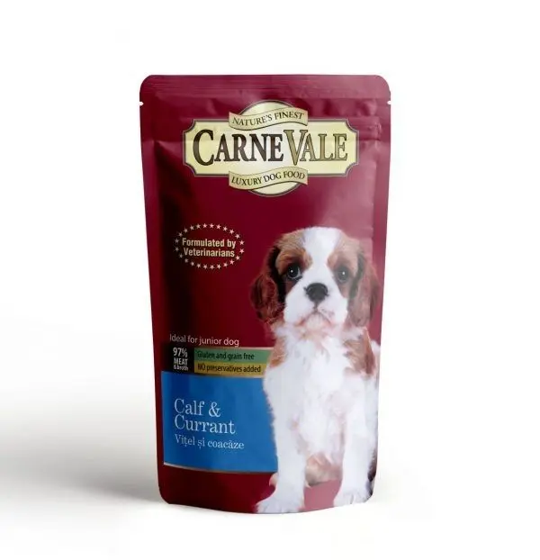 Hrana umeda caini, Carnevale Puppy Vitel & Coacaze, 125 g
