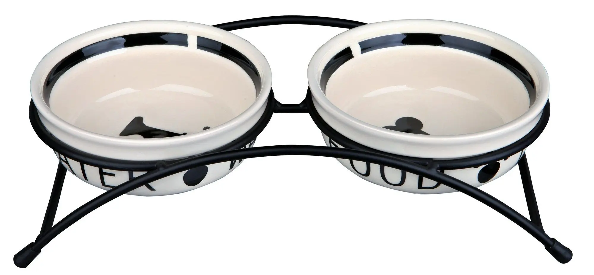 Castron Ceramica Set 2 buc In Suport 0.25 l/13 cm 24640