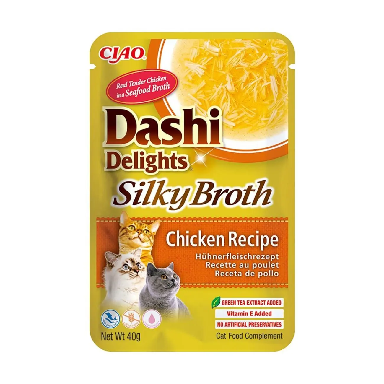 Ciao Dashi Delights Silky Broth, Pui, 40 g