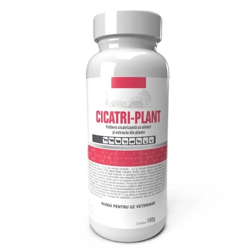 CICATRI PLANT, Pasteur, pulbere cicatrizanta pentru uz extern, 100 g