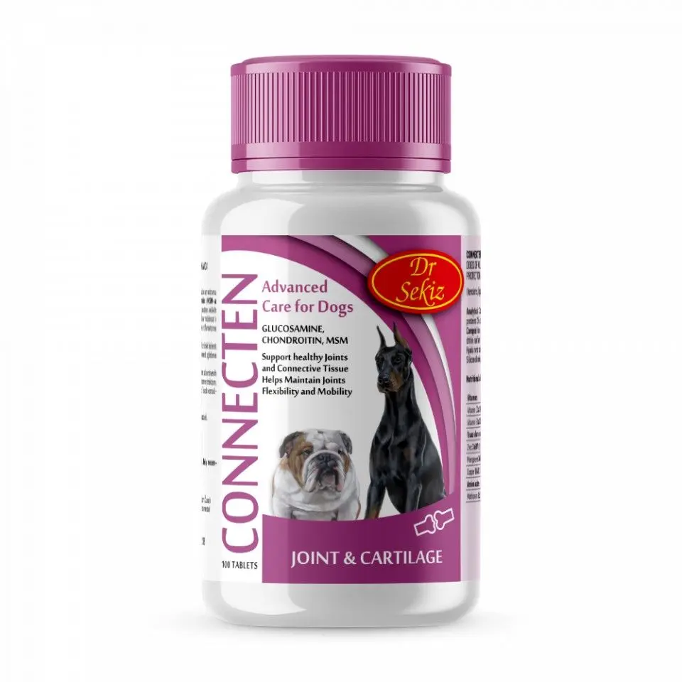 Supliment alimentar, Caini, Connecten, 100 tablete/ 100 g