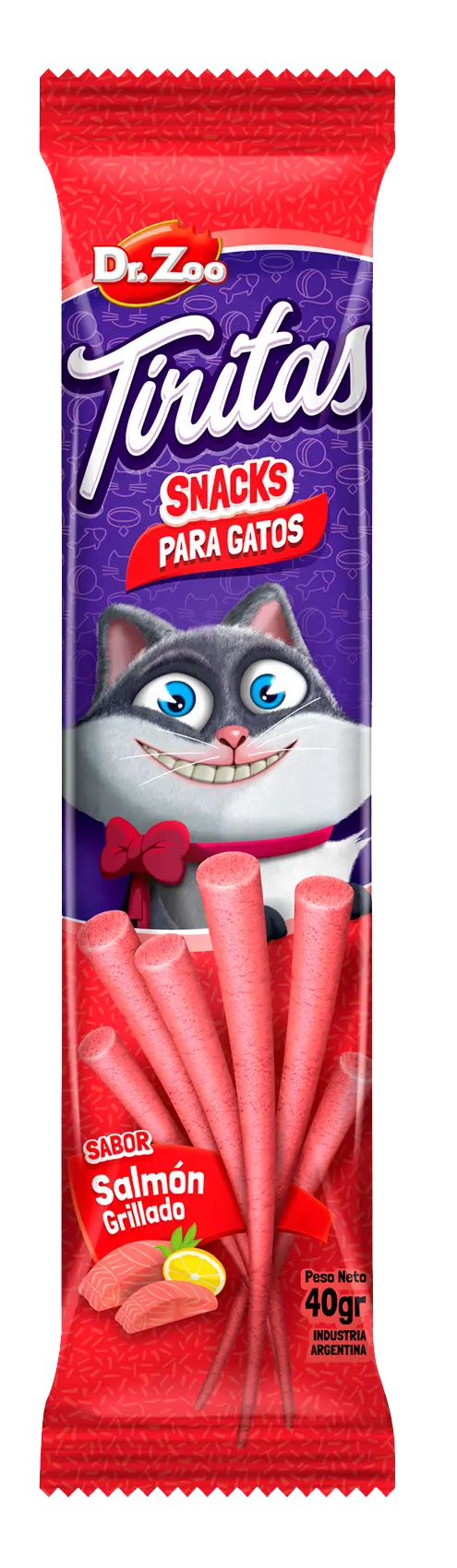 Dr Zoo Tiritas, recompense pisici, Somon Grill, 40 g