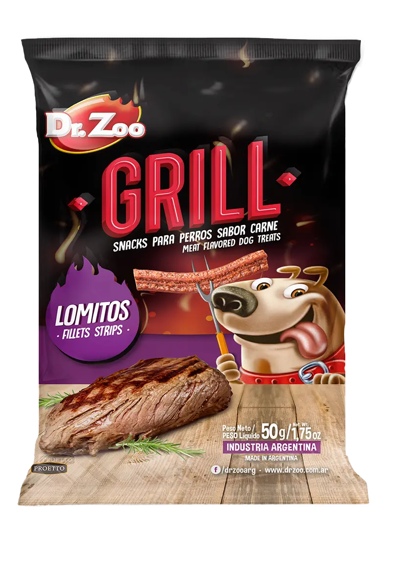 Dr Zoo GRILL, recompense caini, Fillets Strips, 50 g