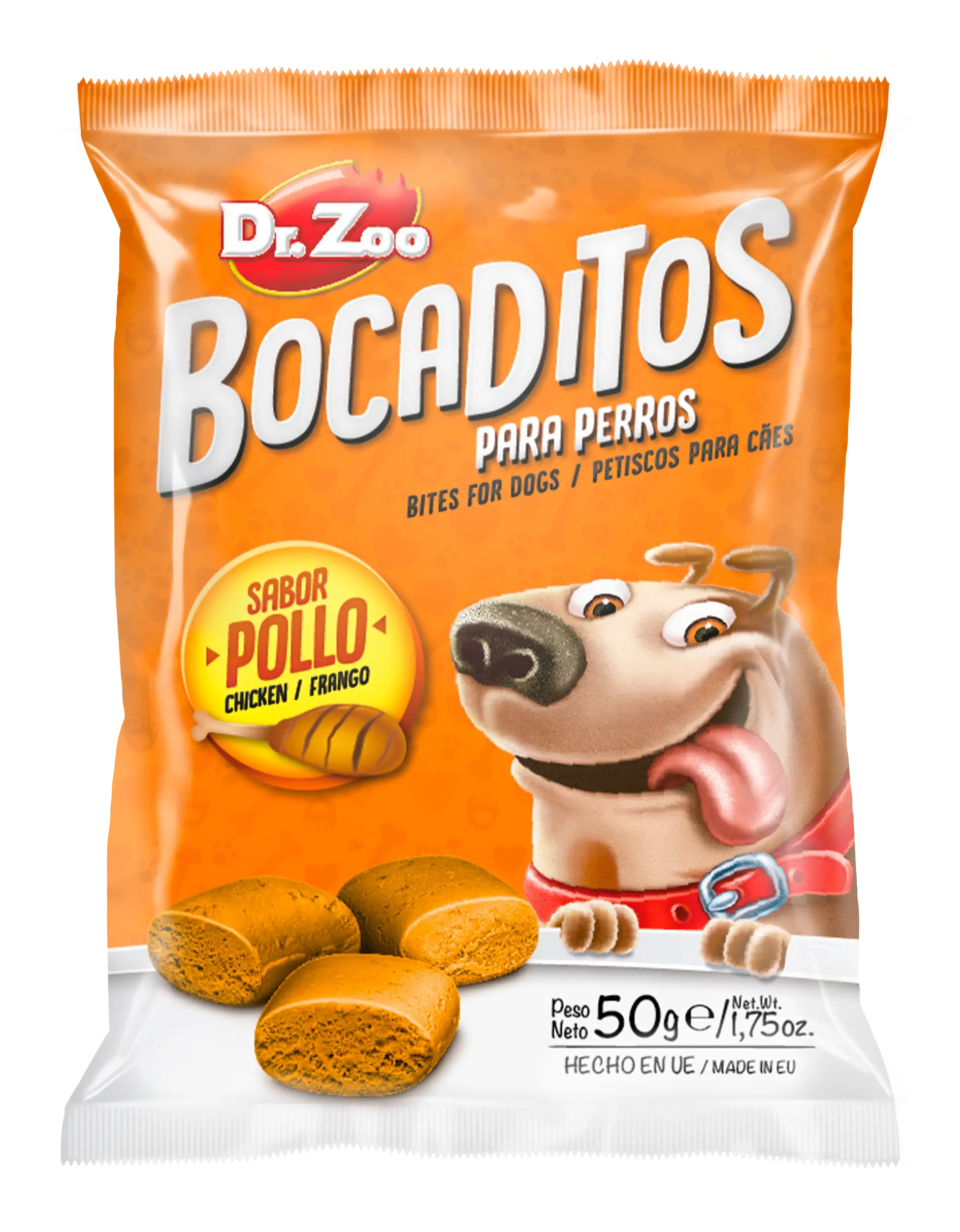 Dr Zoo Bocaditos, recompense caini, Pui, 50 g