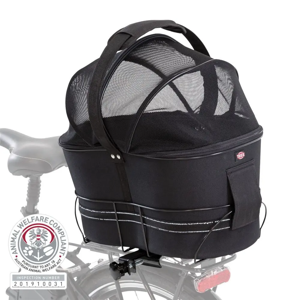 Cos Bicicleta 29x42x48 cm negru 13118