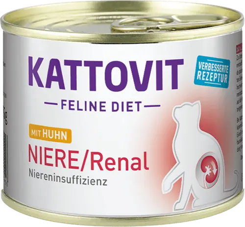 Conserva Kattovit Renal, Pui, 185 g