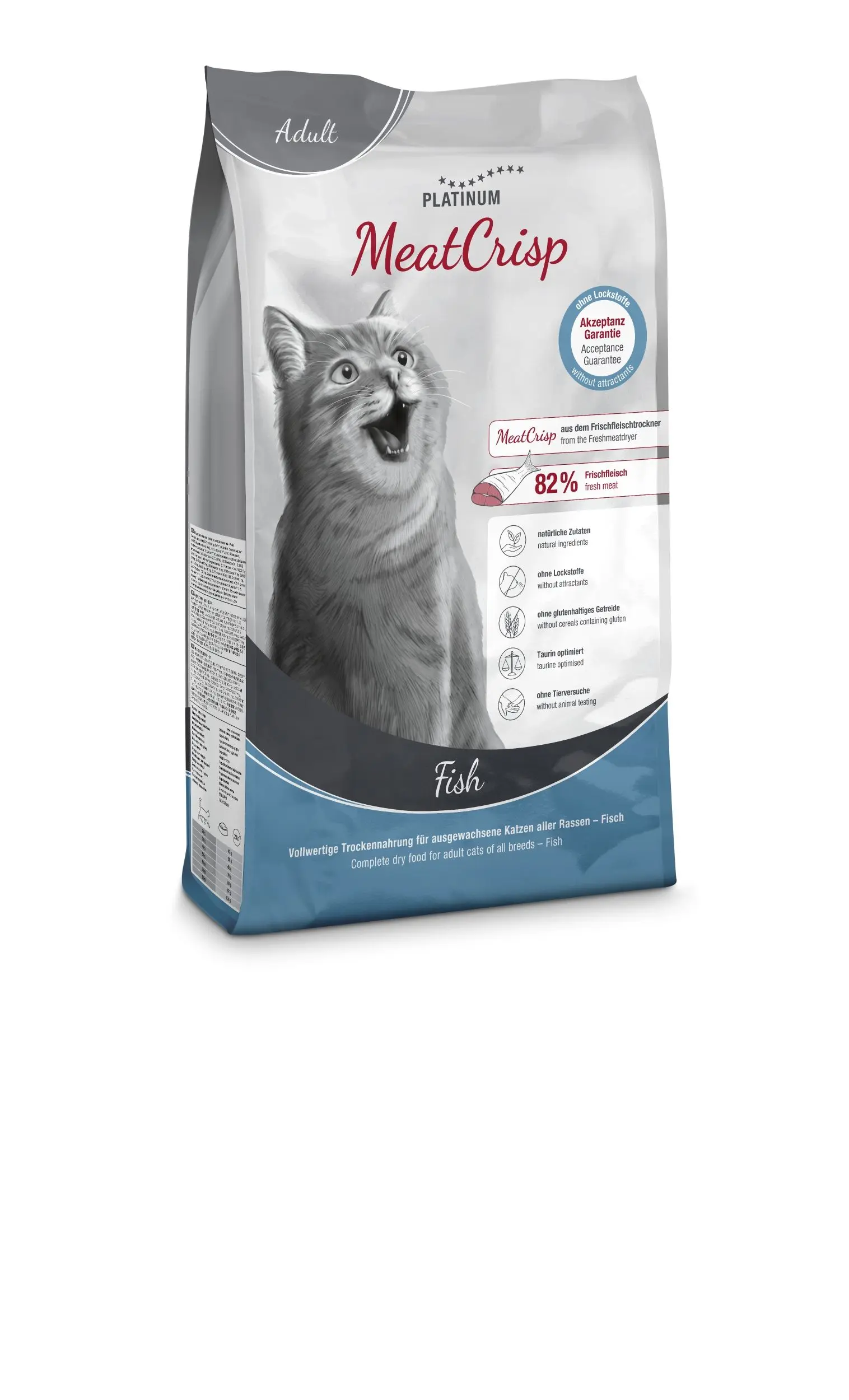 Hrana uscata pisici, PLATINUM Cat Adult cu Peste, 1.5 kg