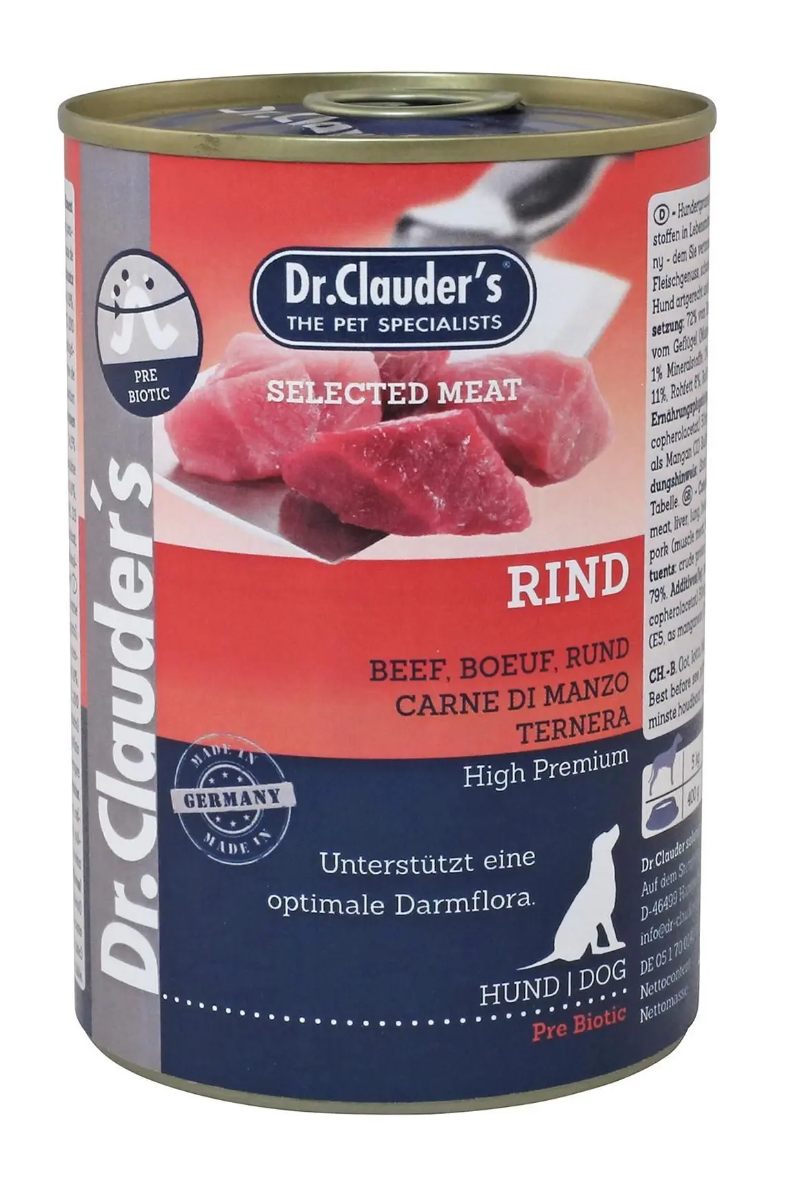 Dr. Clauder's Dog Selected Meat Vita, 400 g