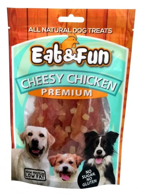 Recompense caini, Eat & Fun Cheesy Chicken, 100 g