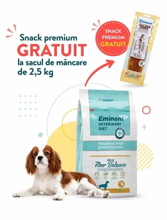 Dieta veterinara caini, Eminent Veterinary Diet Dog, Fiber Balance, 2.5 kg