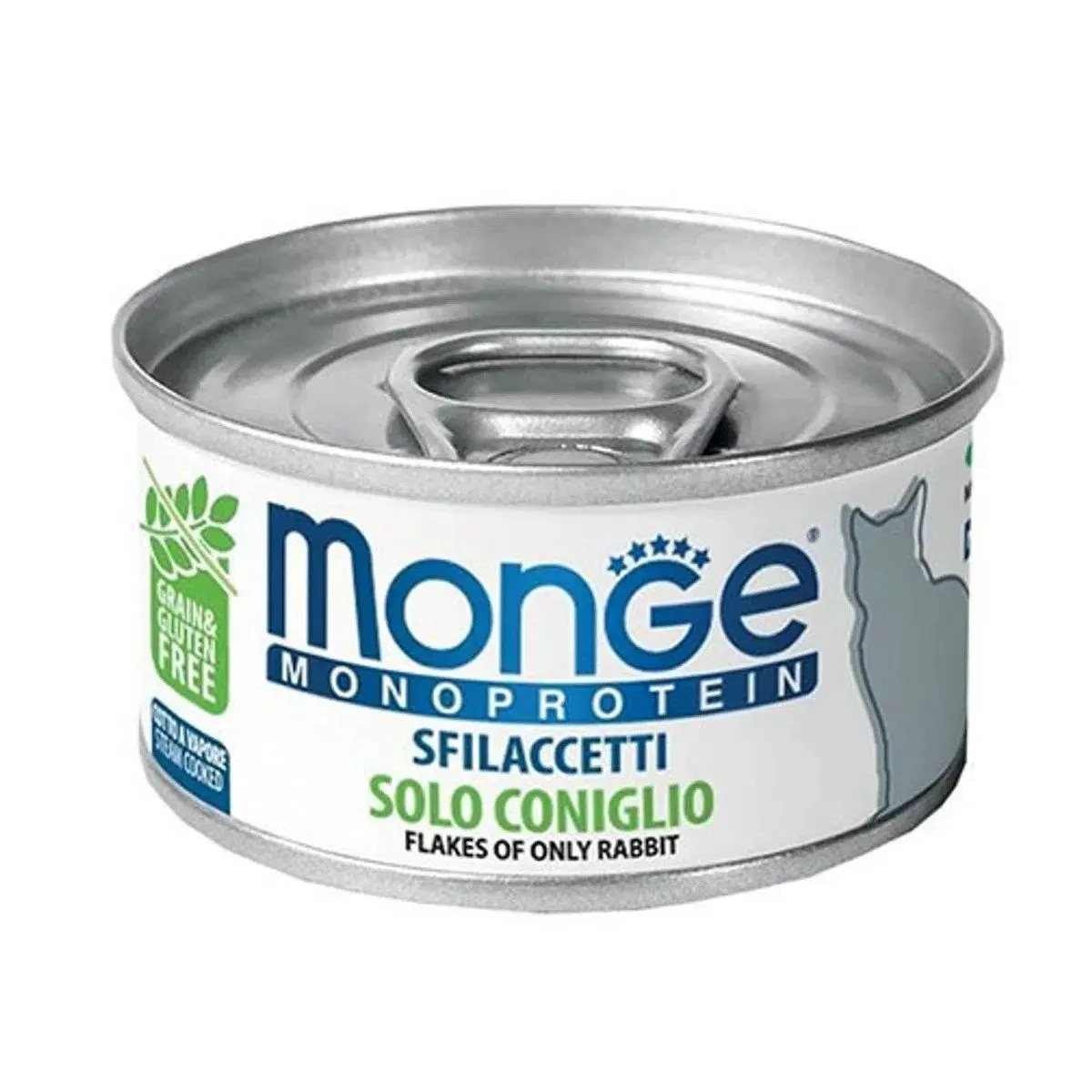 Hrana umeda pisici, Monge Monoprotein, Iepure, 80 g