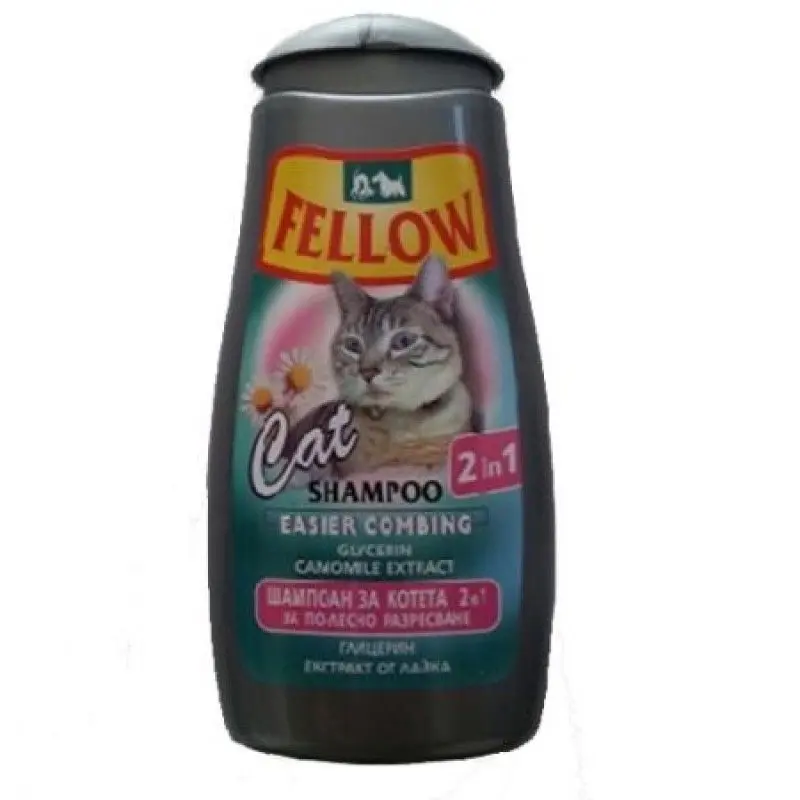 Sampon pentru pisici, Fellow 2in1, 250 ml