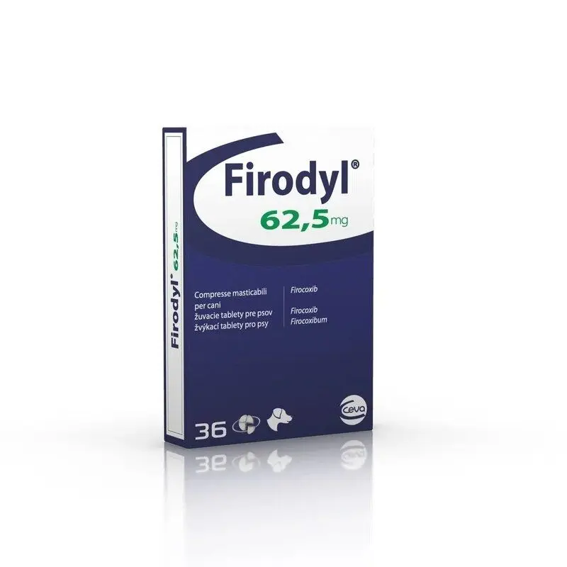 Firodyl 62.5 mg, 36 comprimate masticabile pentru caini